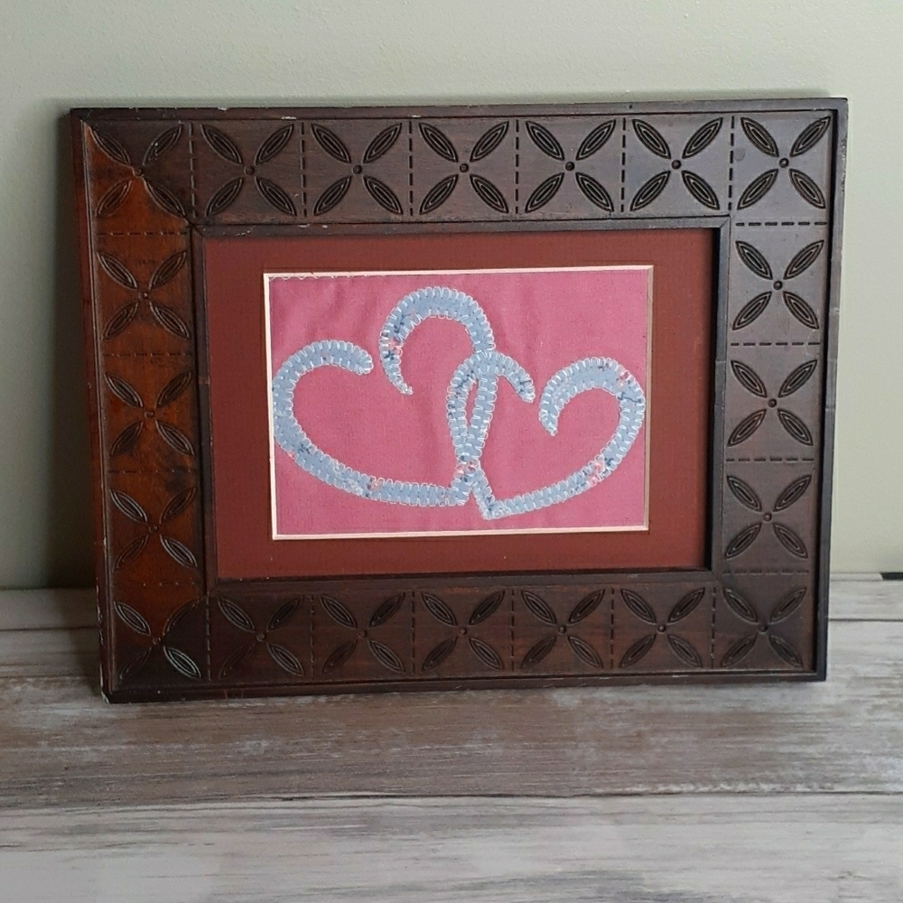 Quilted Heart In Frame 10"x8"